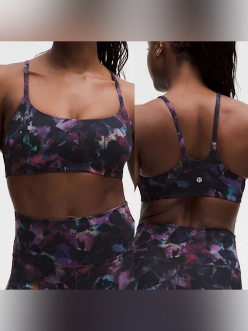 Lululemon Wunder Train Strappy Racer Back Sports Bra